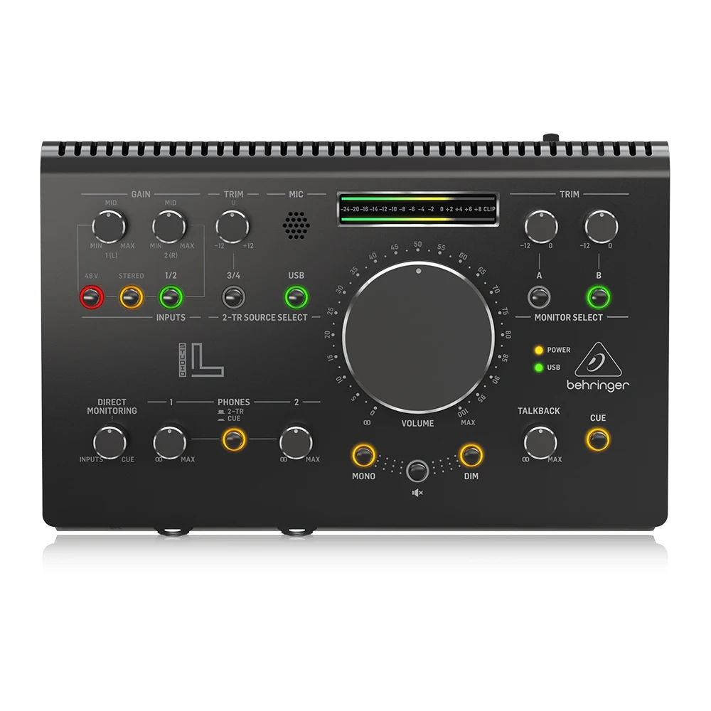 Behringer Studio L Studio Monitor Controller With VCA Control & USB Audio Interface Pa System Music Equipment