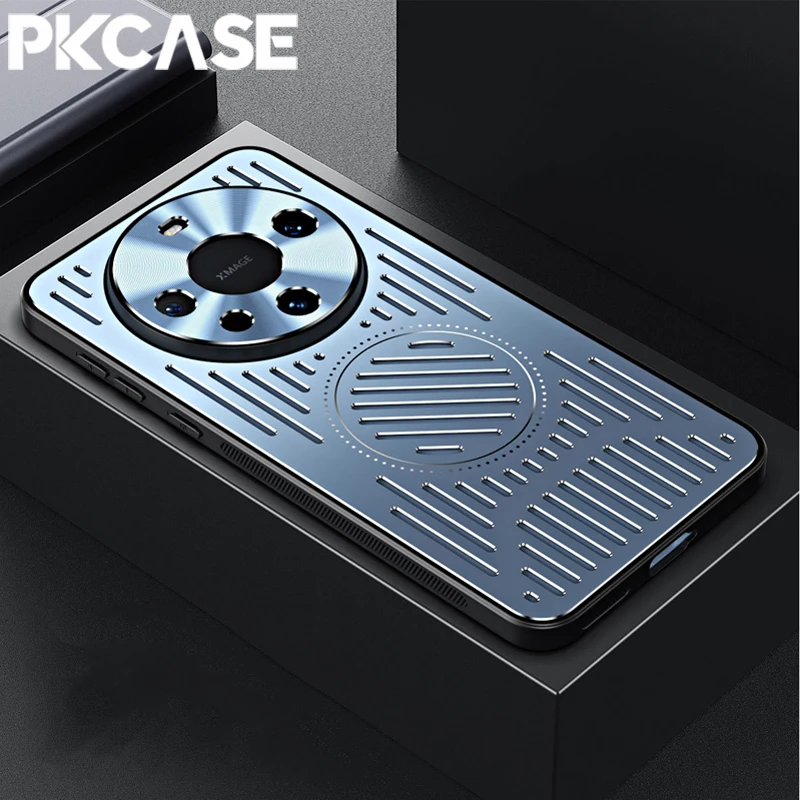 PKCASE Wärmeableitung Magnetische Metall-Telefonhülle für Honor 500 400 300 200 Pro Magic 8 7 Lite 6 5 Pro Cover