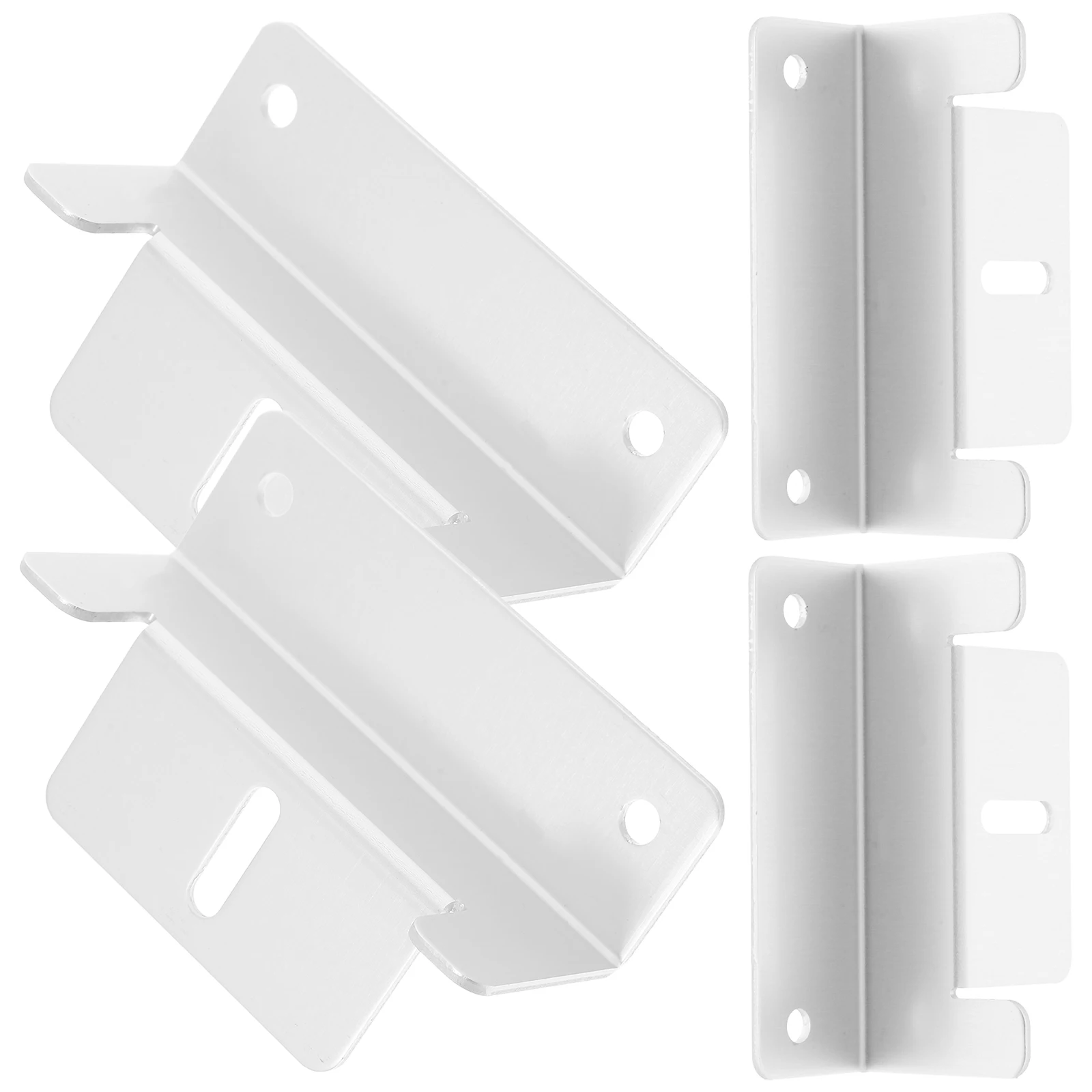 

4 Pcs Solar Panel Support Bracket Mount Brackets for Rv Roof Z Mounting Aluminum Alloy Clips Durable Suitable Various Panels