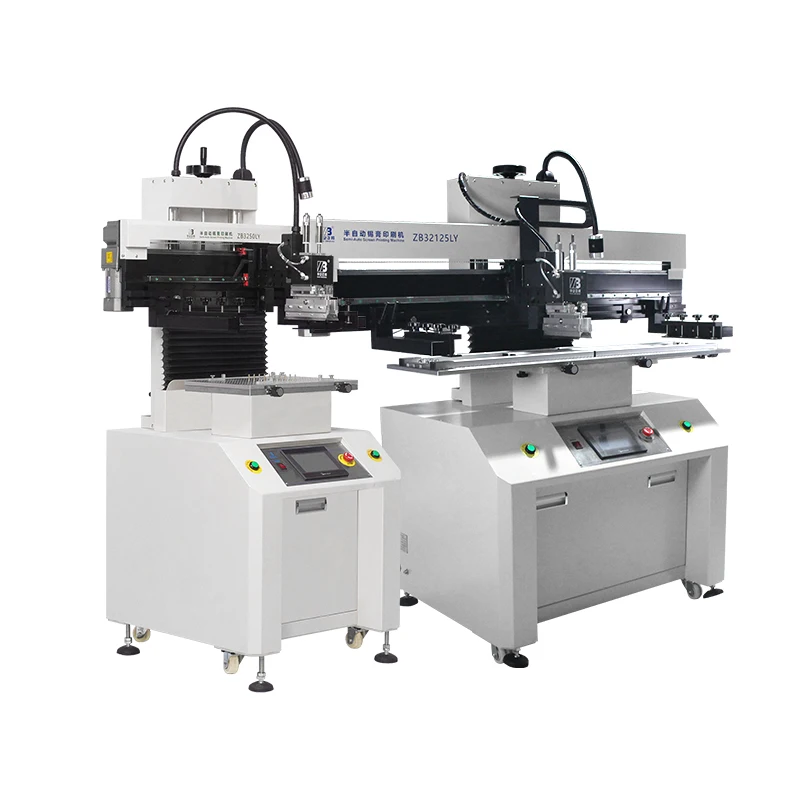 ZB-32125LY Semi-Auto Solder Paste Stencil Printer Double Scraper Precision Pcb Solder Paste Printer Machine For PCB Plate Solder