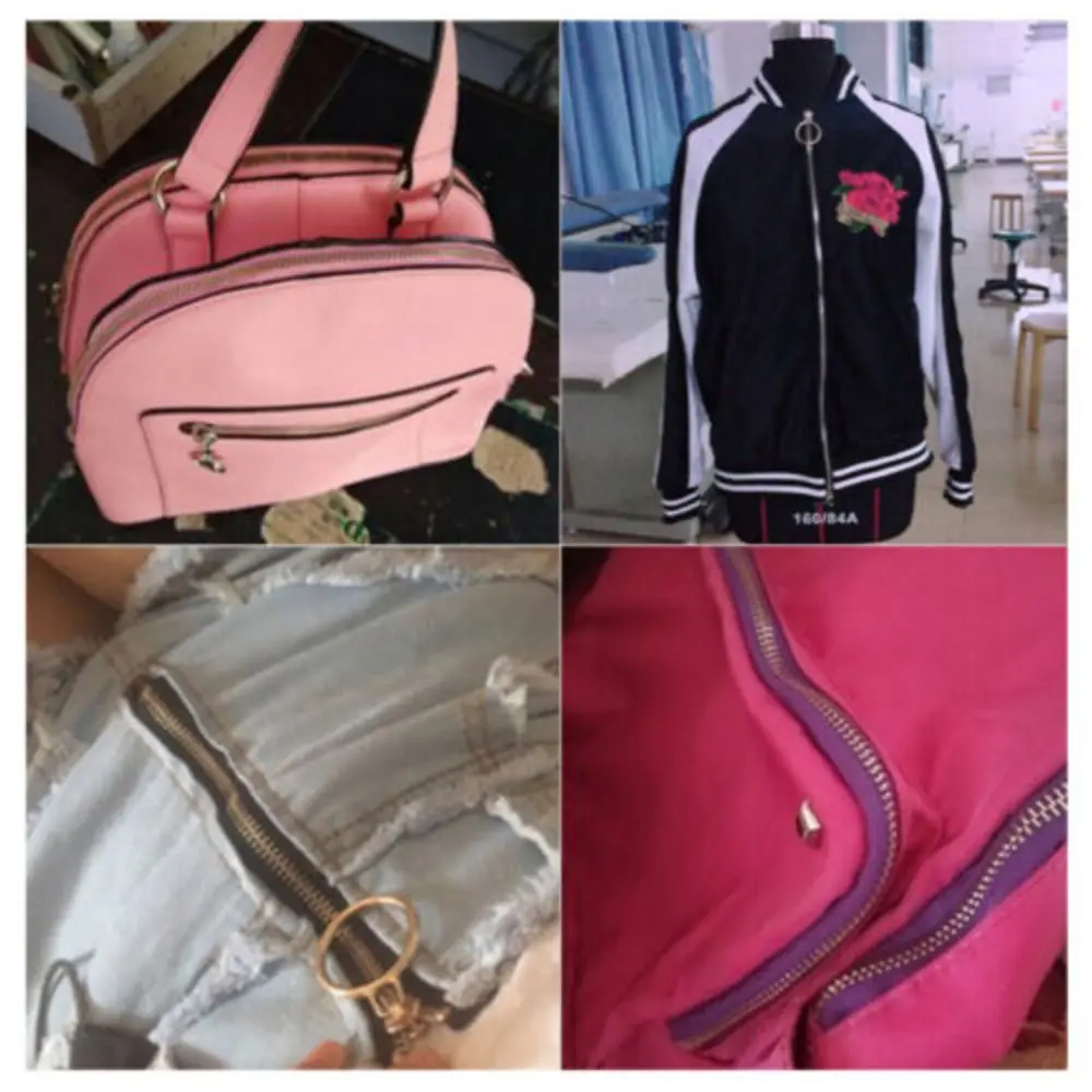 New 70/90cm Metal Zipper #5 Copper Zipper Teeth Jacket Long Zips Heavy Duty Open End Wide Zipper for Coats Jackets Sewing