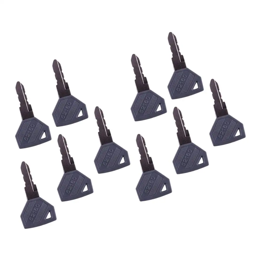10pcs Ignition Key Fit for Yanmar John Deere Excavator Grader Dozer Tractor 198162-52150 198360-52160 194155-52160