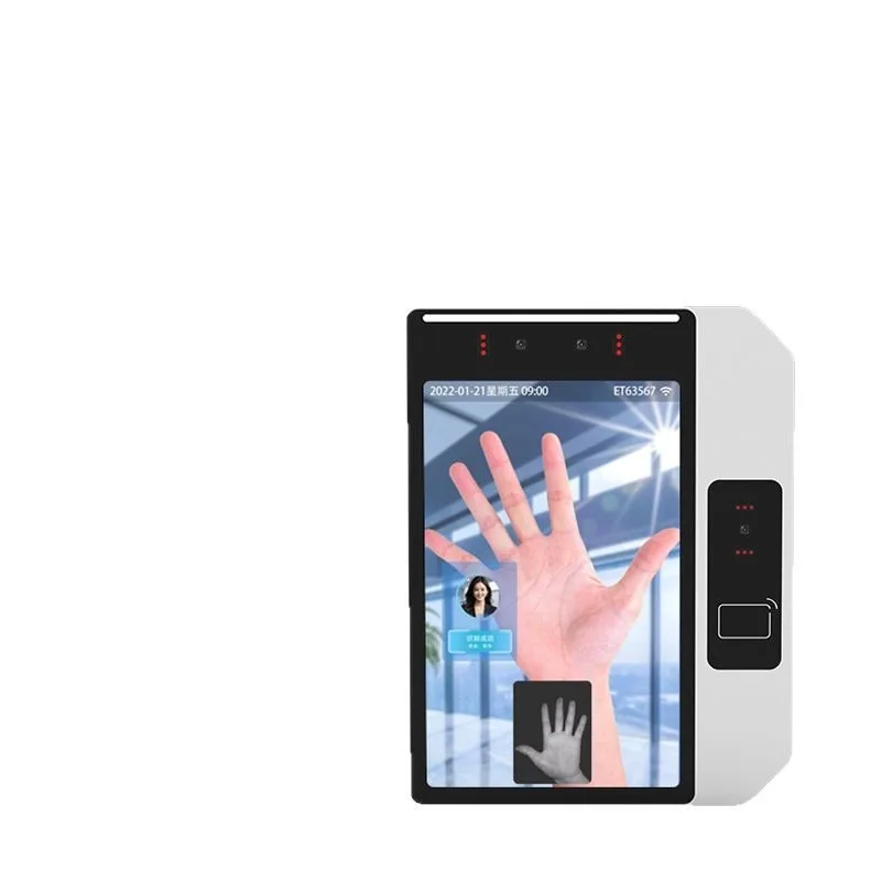 

Letter employee clock in facial recognition palm vein attendance access control system integrated machine secondary development
