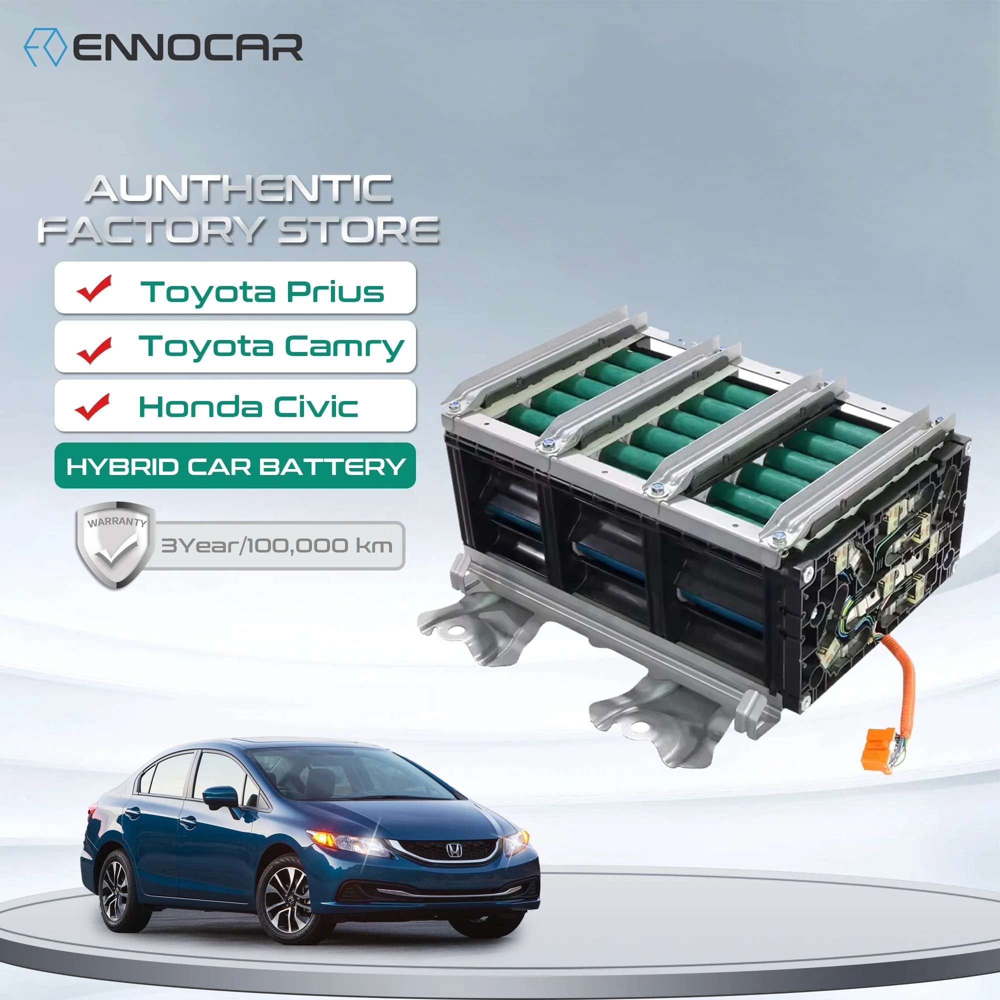 Wholesale 14.4V Ni-Mh Cell 100.8V 6500mAh Hybrid Car Battery For Replacement  CRZ 2011 2012