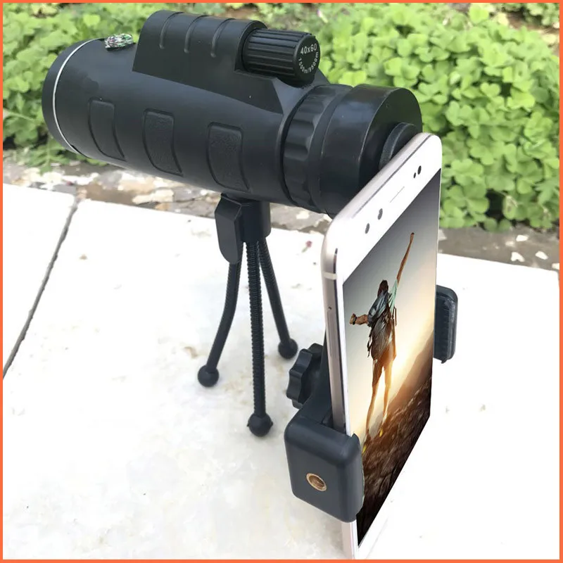 40X60 Portable High Definition High Power Telescope Bitone Outdoor Camping Hiking Scenic Scenic Telescope