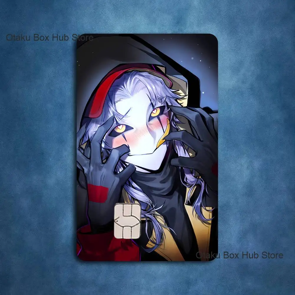 F-Freak P-Pierrots Circus Card Stickers Credit Visa Debit Bank Charge Card Bus Metro Waterproof Sticker Decal Decoration