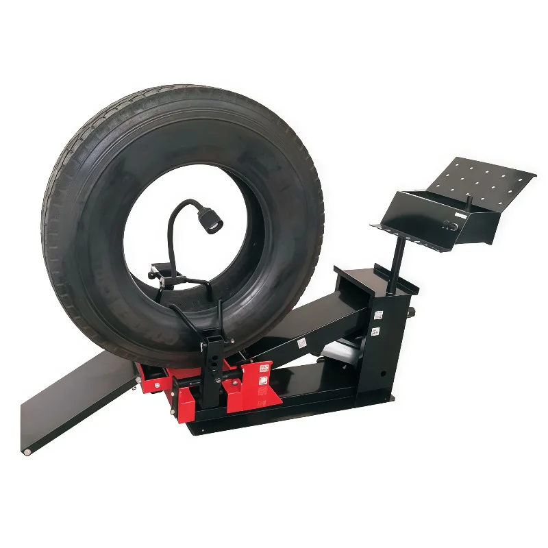 

Horizontal pneumatic tire expander Bus Truck Bus Pedal tire support machine