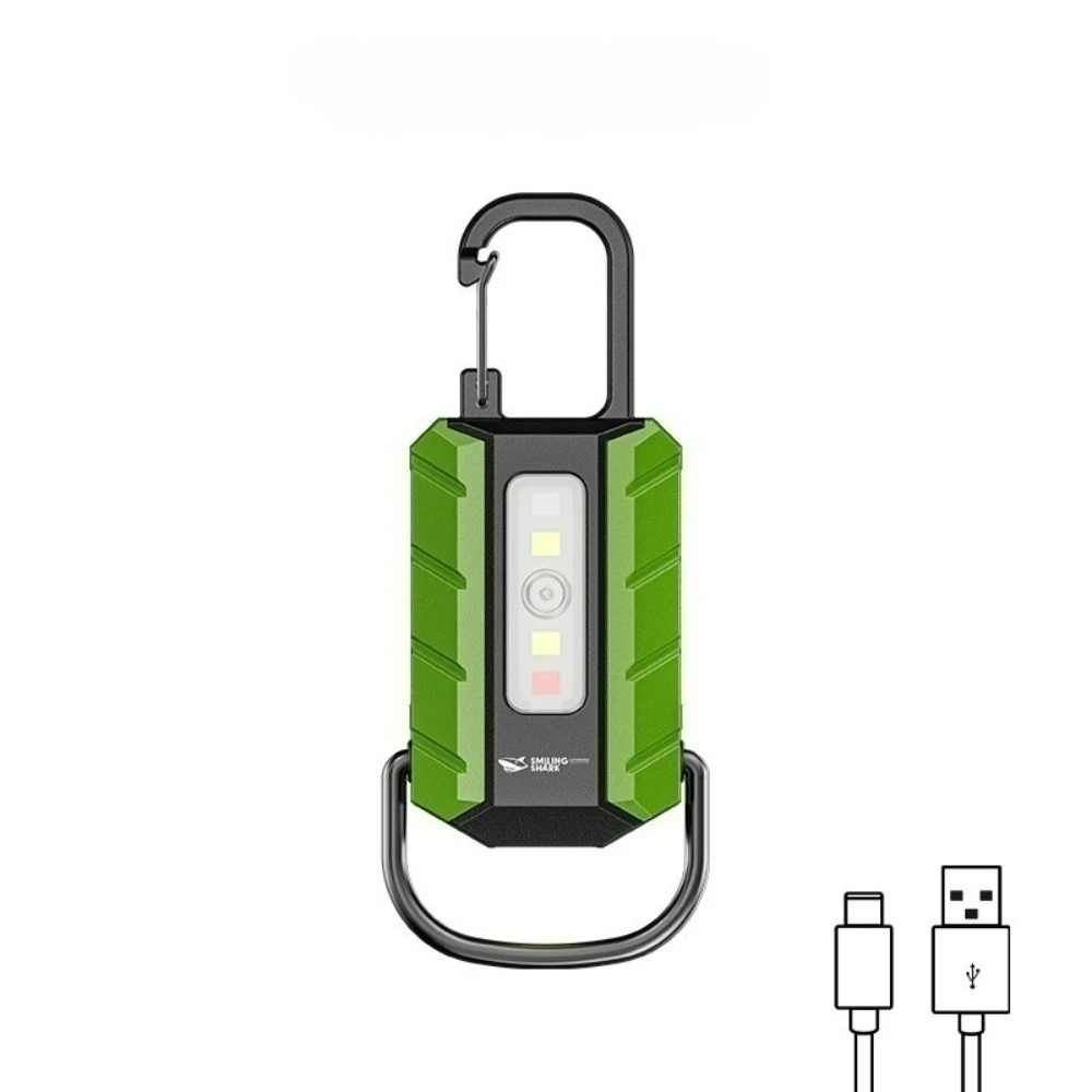 

Mini Rechargeable Keychain LED Flashlight Ultra Bright Long-range Torch for Camping Outdoor Household Student Daily Use