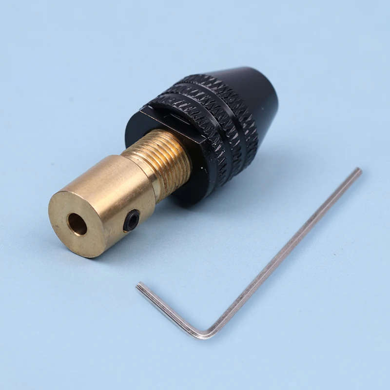 4mm Mini Drill Collet Smooth Style Micro Drill Self-tightening Drill Bit Tool Chuck Quick Change Adapter Bit Adapt Woodworking
