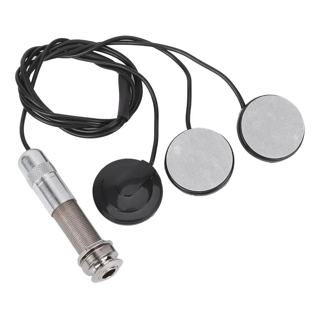 6.35mm Piezo Pickup Transducer Set for guitar Ukulele Instruments  3 Sensors, Musical Accessory image 4