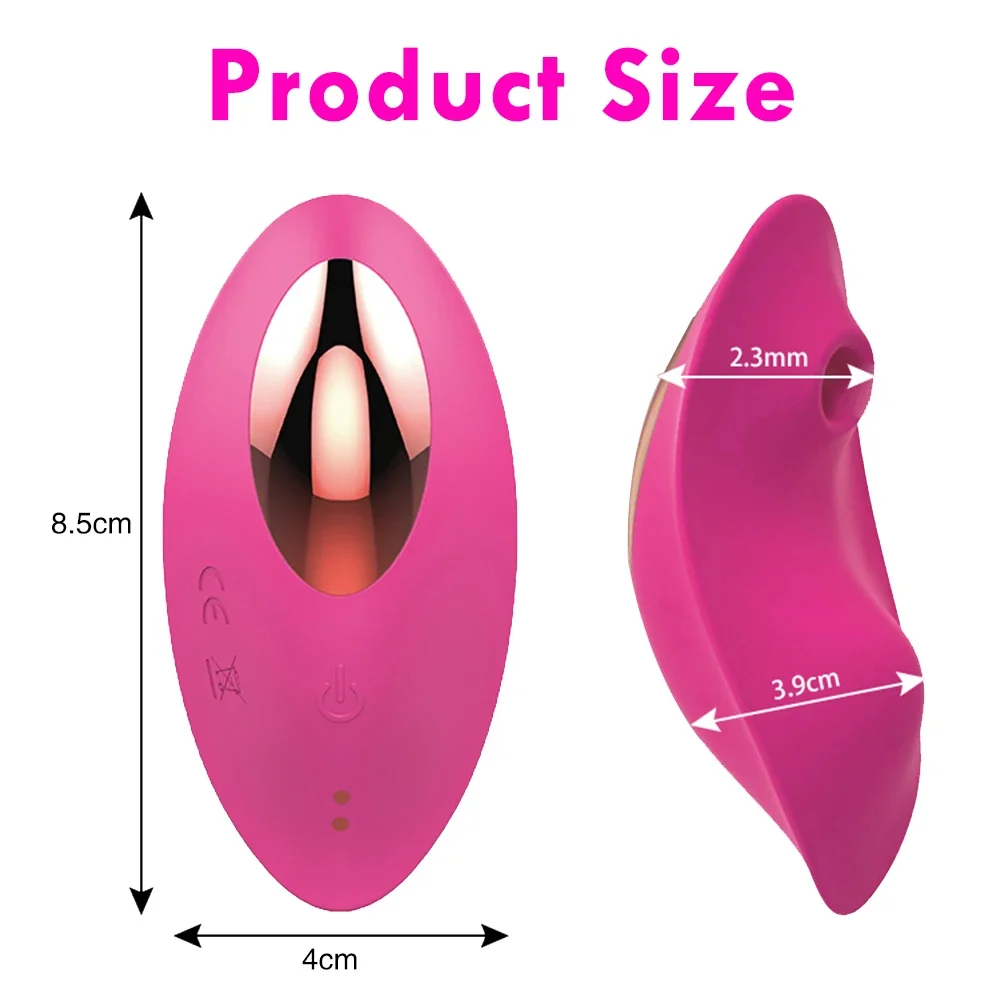 Wearable Sucking Vibrator for Women Clitoris Stimulator Remote Control Vibrating Panties Dildo Sex Toy Goods for Adults Couple