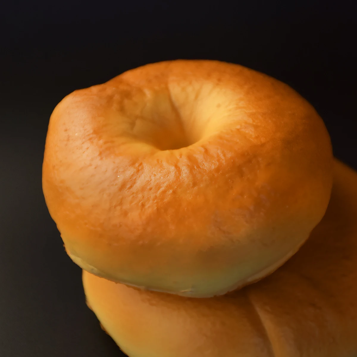 Simulated Bagel Model, Bread Model, High-fidelity Soft Bread, Fake Food Toys, Home Decoration Store Display