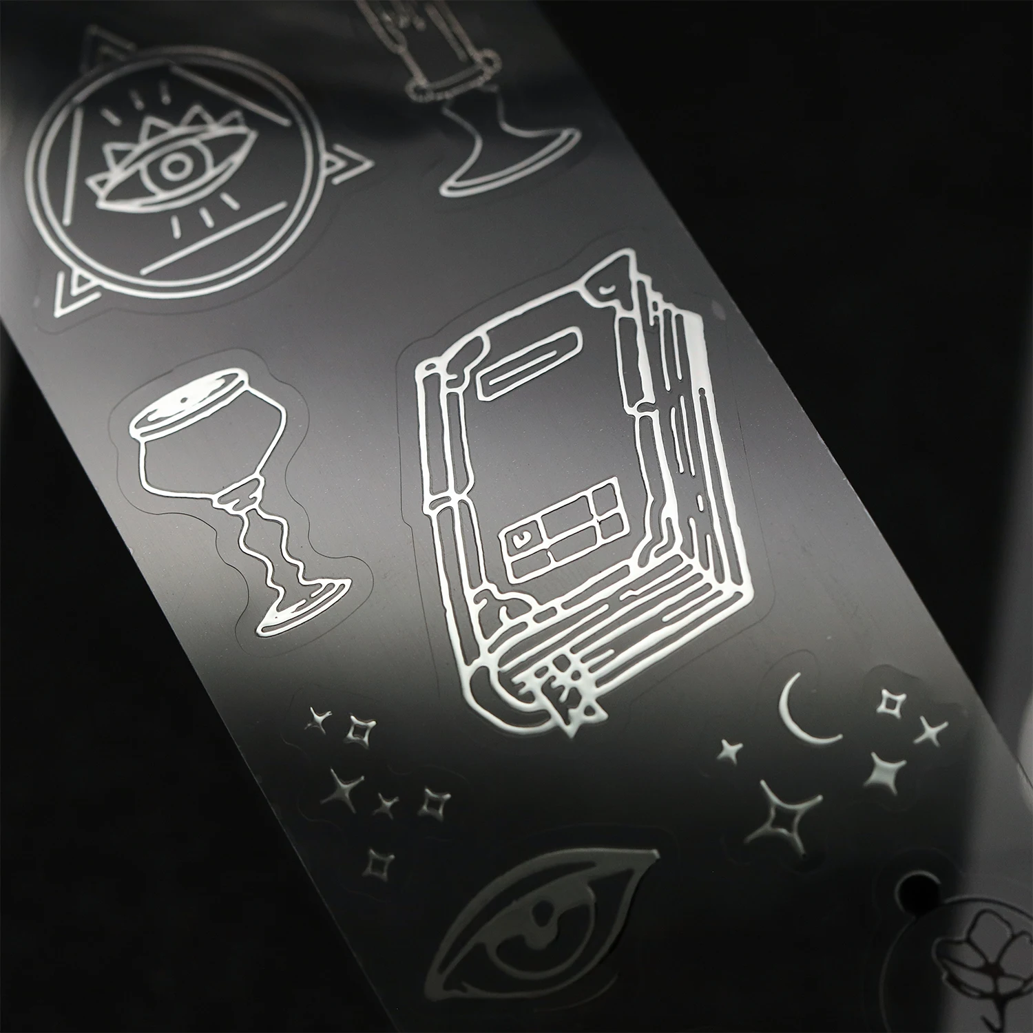 50mm * 2m daily small item series Kawaii Ins die-cutting tape laser silver DIY diary scrapbook phone case aesthetics