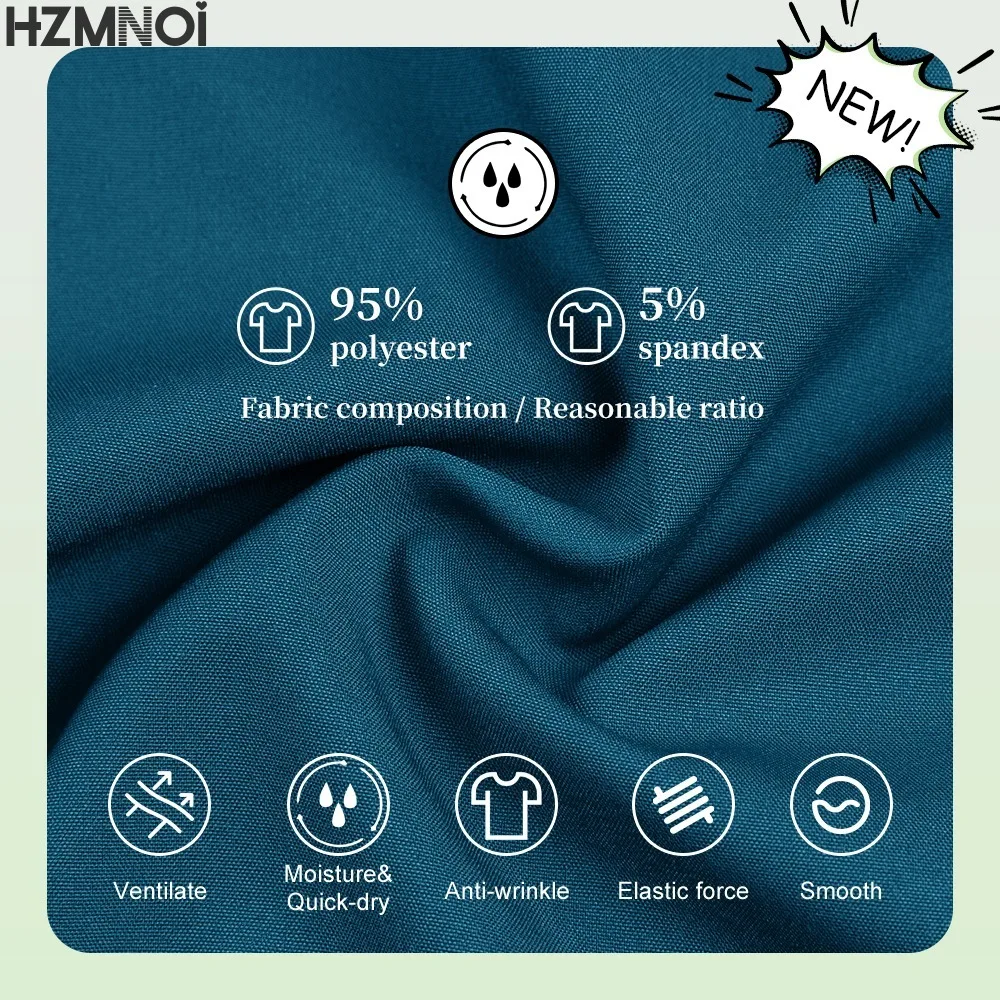 Short Sleeved Men's Scrub Uniform Doctor's Work Suit Top and Pants Men's Hospital Nurse's Work Suit Laboratory Pharmacy Uniform