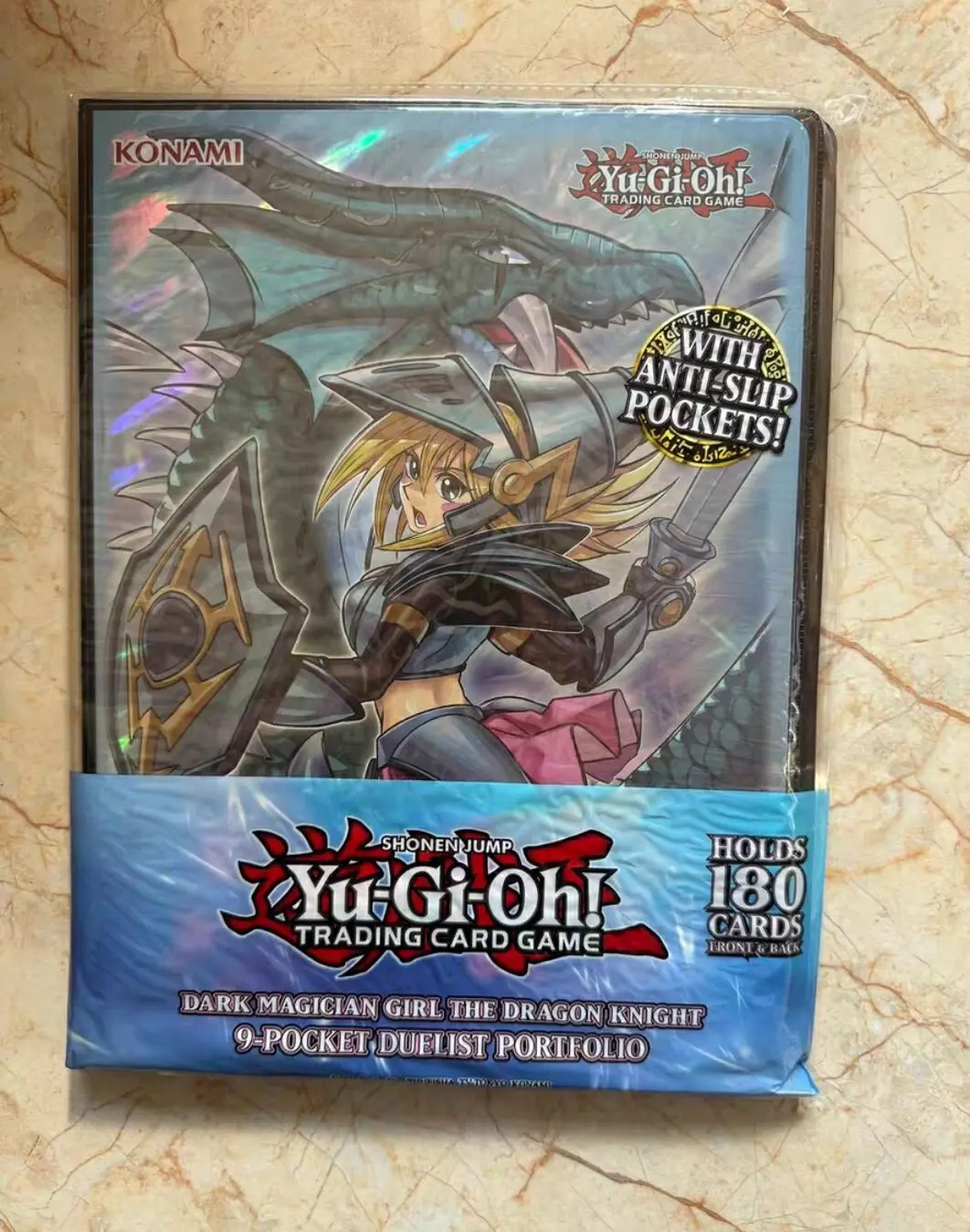 yugioh-konami-dark-magician-girl-the-dragon-knight-collezione-ufficiale-raccoglitore-a-9-tasche-per-180-carte-sigillato-duelist-portfolio-binder