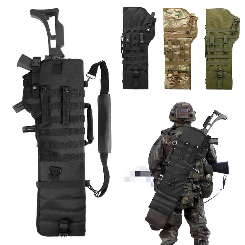 28.5 inch Case Molle Nylon Weapons Hunting Airsoft Holder Paintball Gun Bag Tactical Bag Outdoor Rifle Shotgun Holster