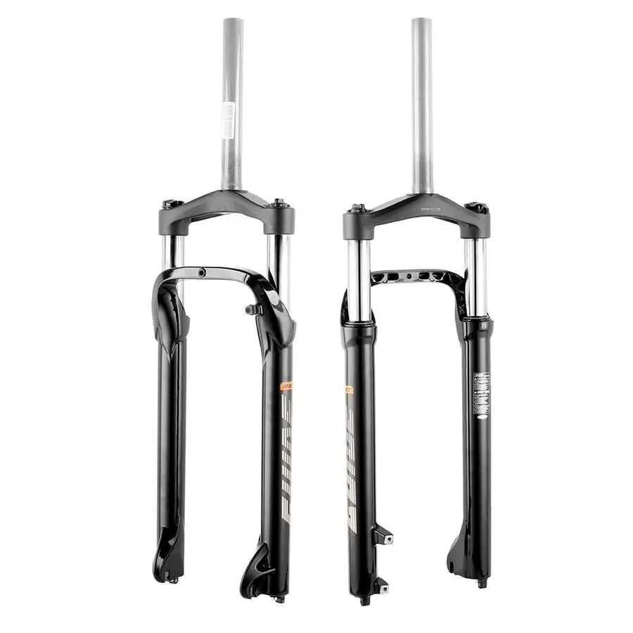 

inch MTB Suspension Fork,Mountain Bike Snow Fork Fat Bicycle Fork Mechanical Forks Locking Suspension Forks Aluminum Alloy Fit 4