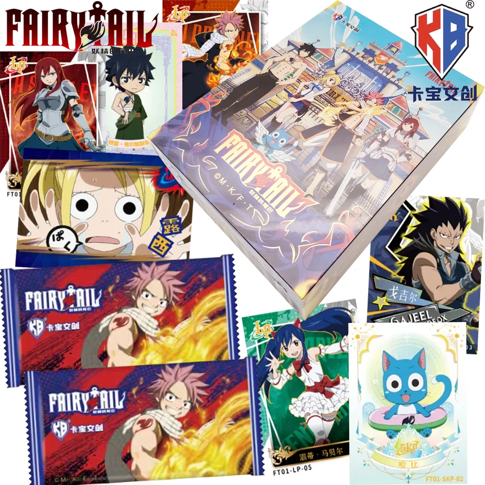 

Original KABAO Fairy Tail Rare Collection Cards Fantasy Adventure Anime Hot Blooded Magical Battle Cards Trendy Peripheral Gifts