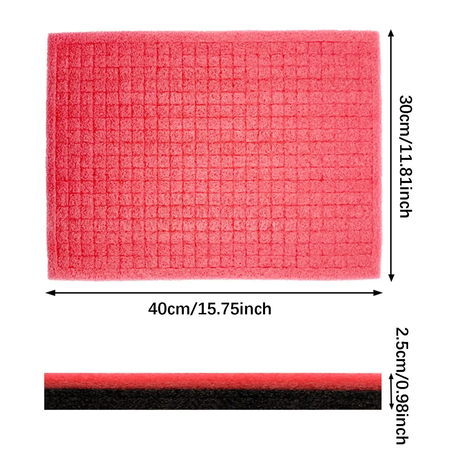 Tool Box Foam 15.75x11.81inch Non Slip Packing Sponge Pad Cushion Liner Sheet for Crafts Drawer Jewelry Hard Case Camera