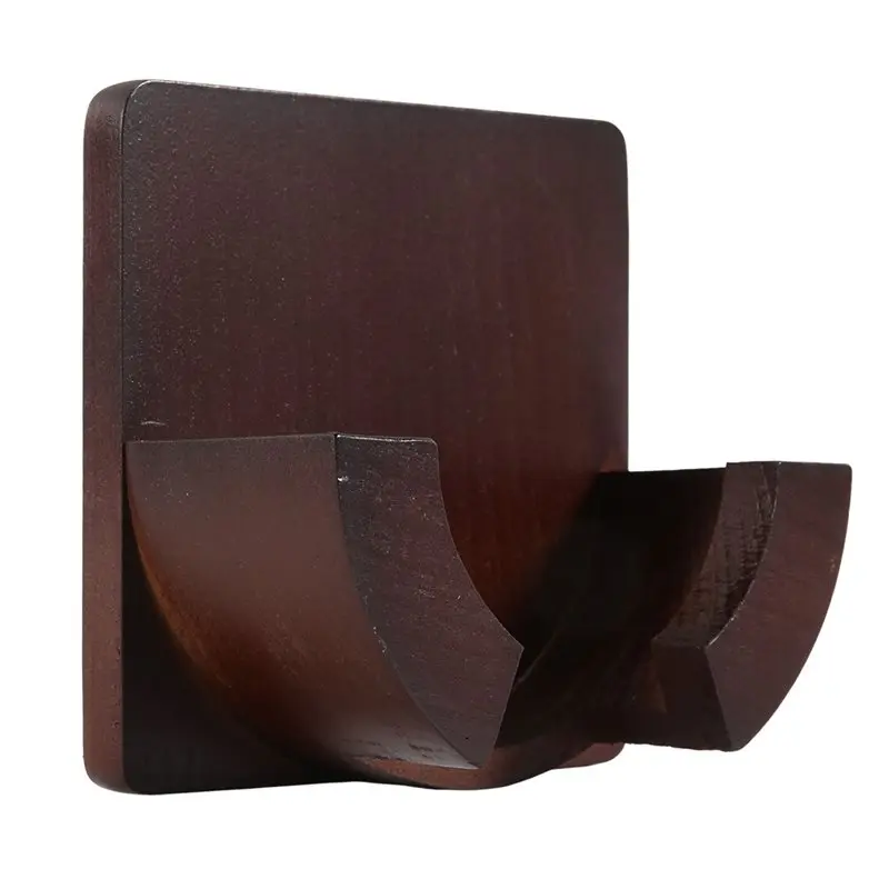 M12K-Coffee Portafilter 51MM-58MM Wall Rack Wood Espresso Coffee Filter Holder Portafilter Storage Wall Rack Coffee Tools