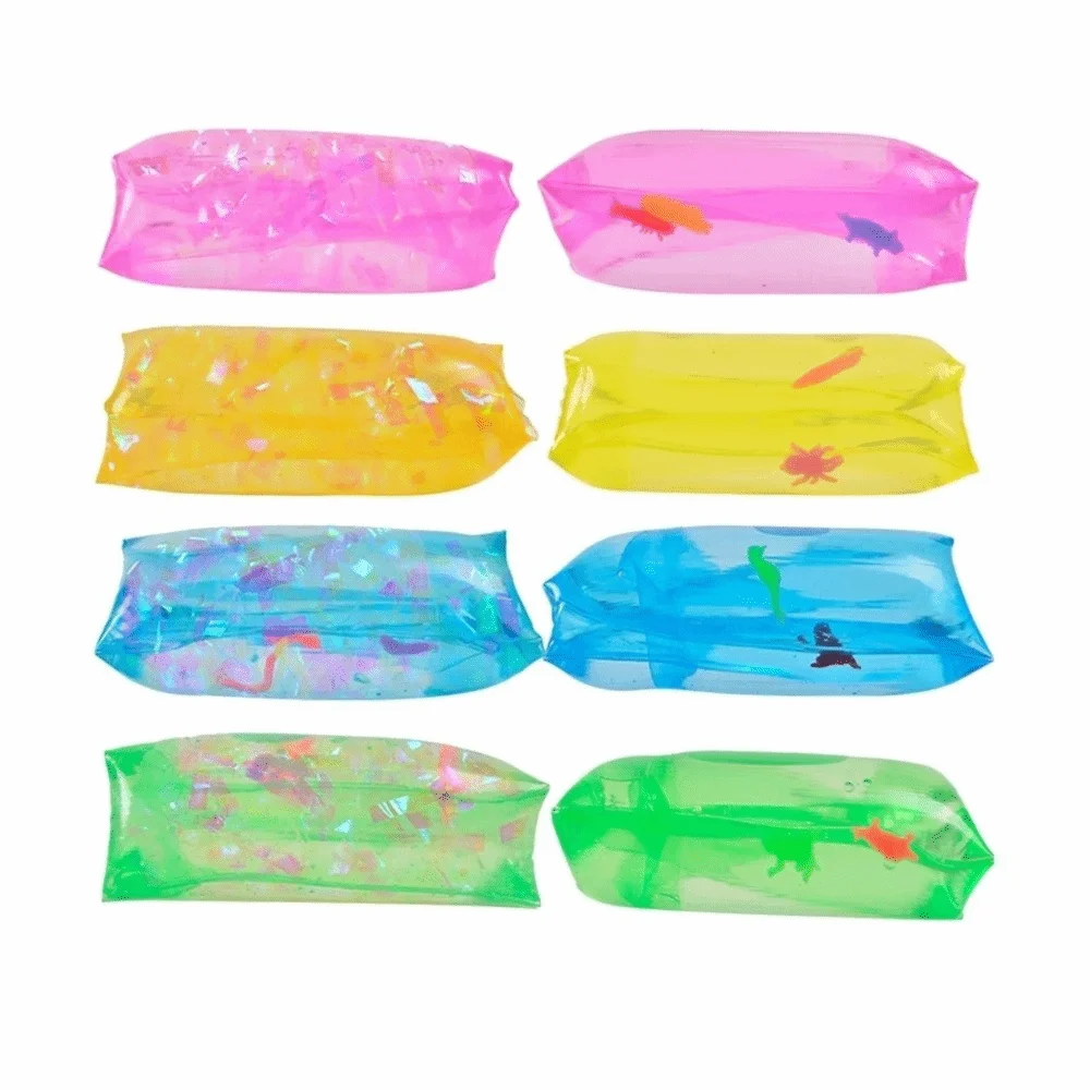 Sensory Toy Colorful Reduce Pressure Toy Random One Smooth Water Snake Fidget Toy Wiggly Miniatures Squishy Toy Adults