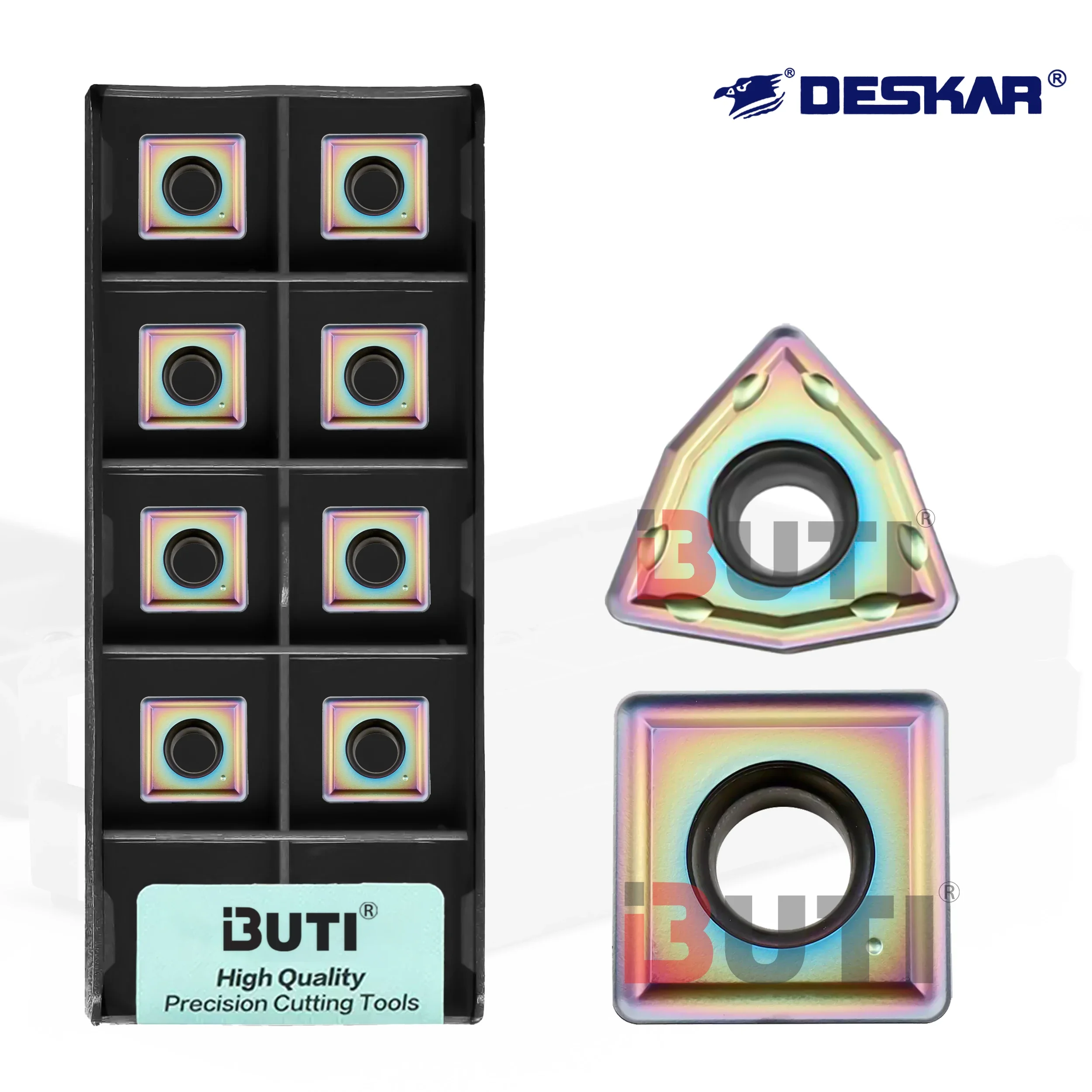 

U-shaped Drill WCMX050308-SF SPMG07T308-TG SOMG0402-TG Strong Drill CNC Lathe Blade Ultra Hard Seven Color Quenched Stee Special