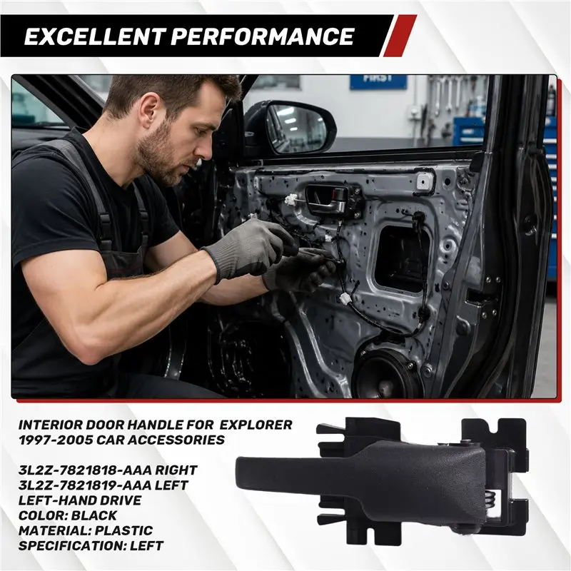 Car Accessories For Ford Explorer 1997-2005 Interior Door Handle LHD 3L2Z-7821819-AAA Left