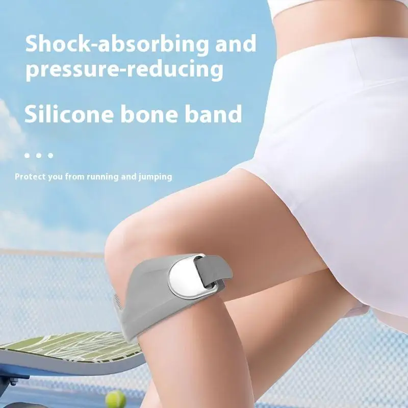 1PC regolabile in silicone tendine rotuleo supporto per cinturino al ginocchio protezione fissa altamente elastico flessibile per regalo sportivo