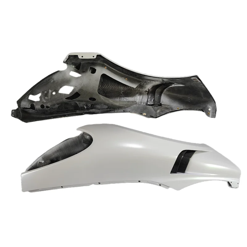 

High quality dry carbon fiber MSO style car accessories with vents for Mclaren 540C 570S 600LT front fender body kit