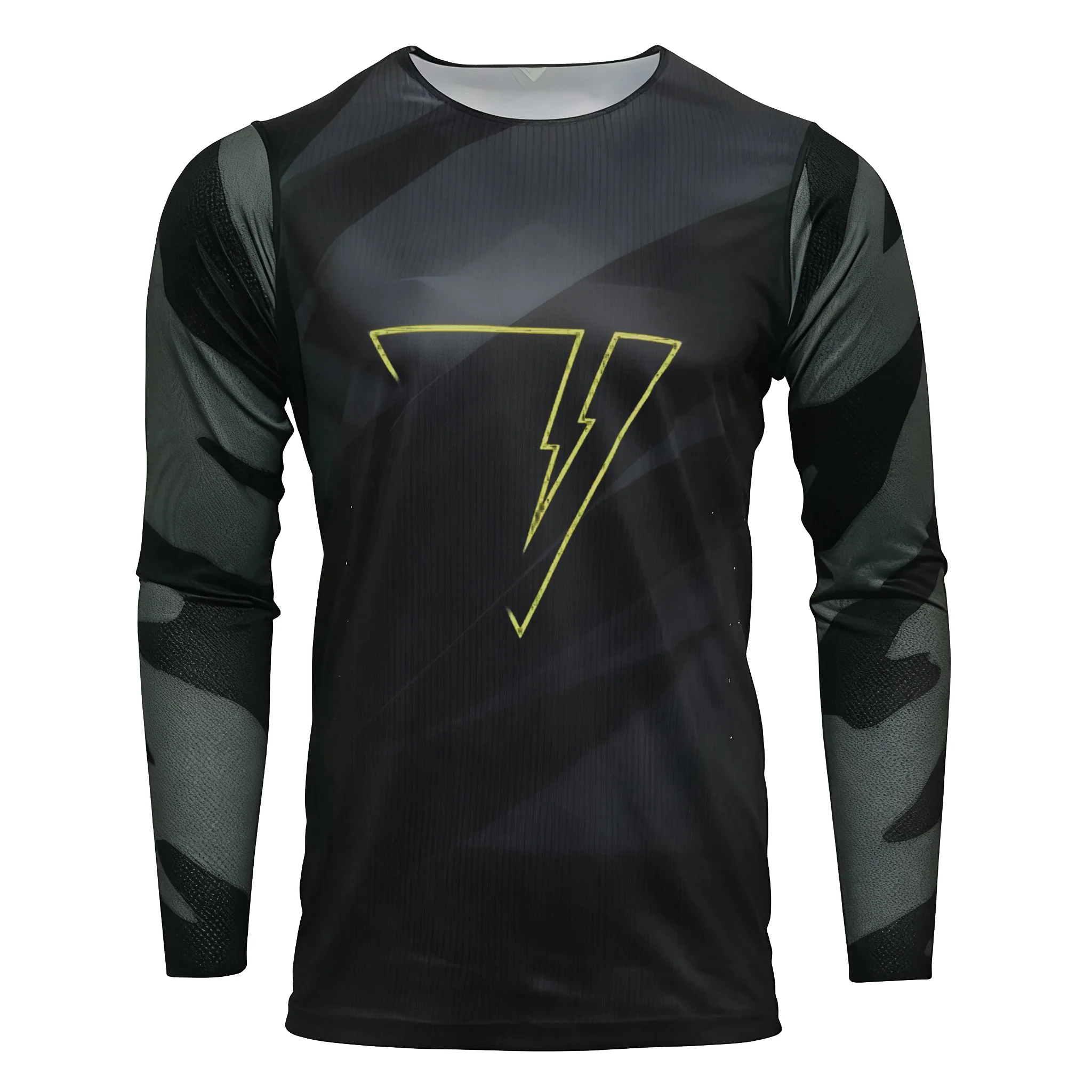 2025 Endurance Cross-Country Motorcycle Long Sleeve T-Shirt Mountain Bike Downhill Cycling Jersey Summer Loose Cool Short Sleeve