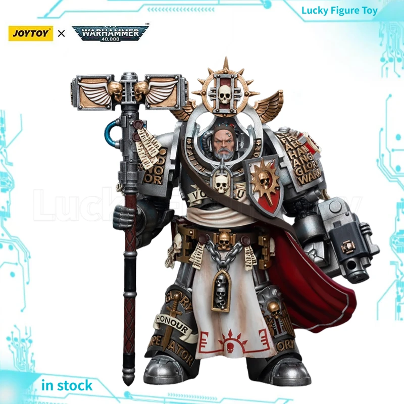 

[In Stock] JOYTOY Warhammer 40000 Gray Knight Master Voldas 1/18 Action Figure Anime Series Military Model Toy Gift Collection
