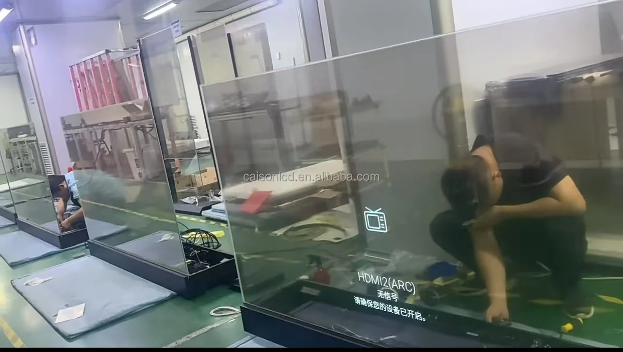 LG 77-дюймовый прозрачный OLED-экран LW770PQL 3840 (RGB) * 2160 600 nit HDM-I Вход Android Интеллектуальный рекламный дисплей