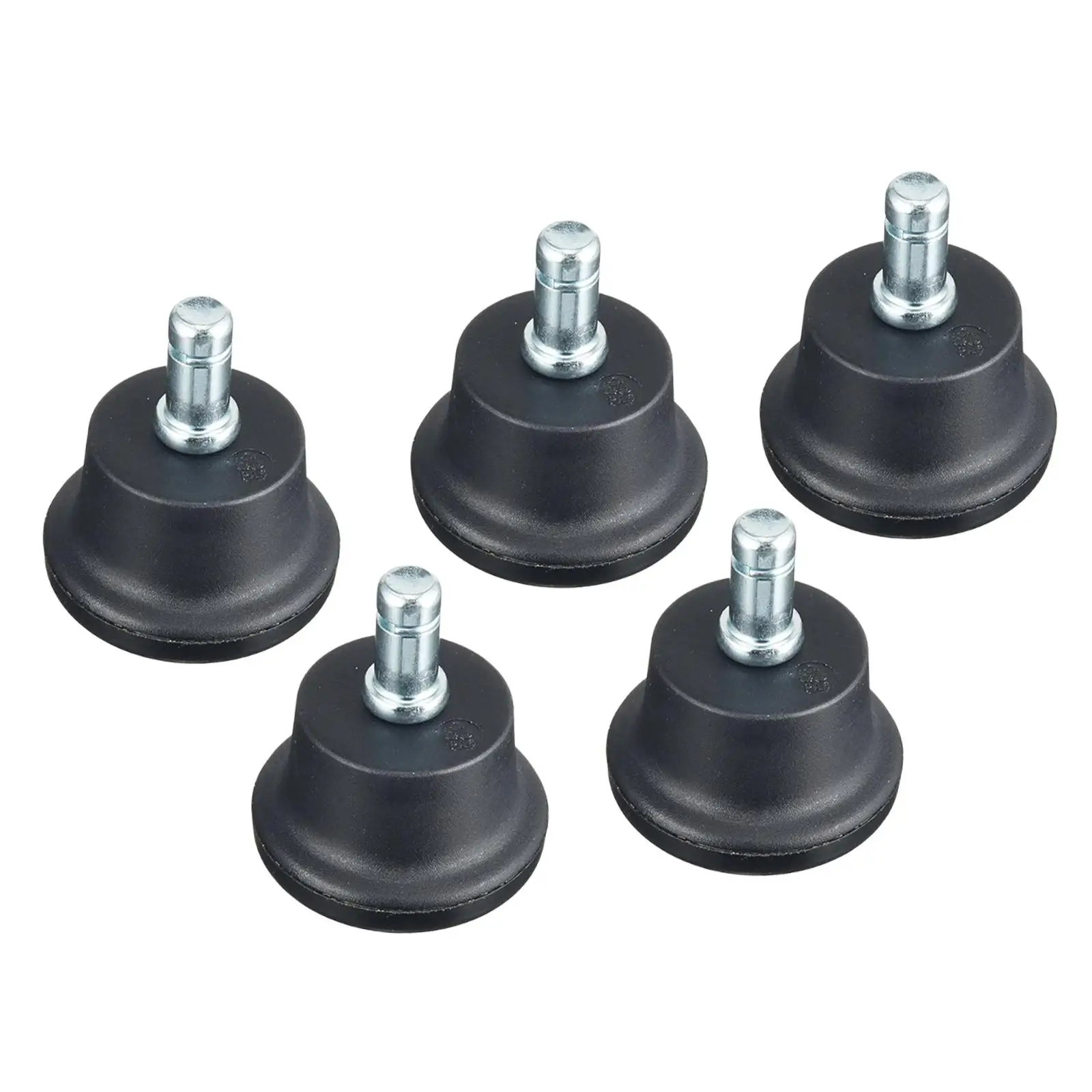 5Pcs Office Chair Glides for Sofas Shelves Storage Racks Wheel Stopper Bell Glides to Replace Casters Fixed Stationary Castors