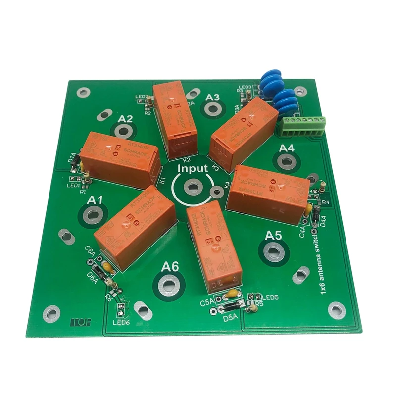 AU67-6:1 Coaxial Remote Antenna Switch Module SO-239 Finished Product 1.8Mhz--60Mhz