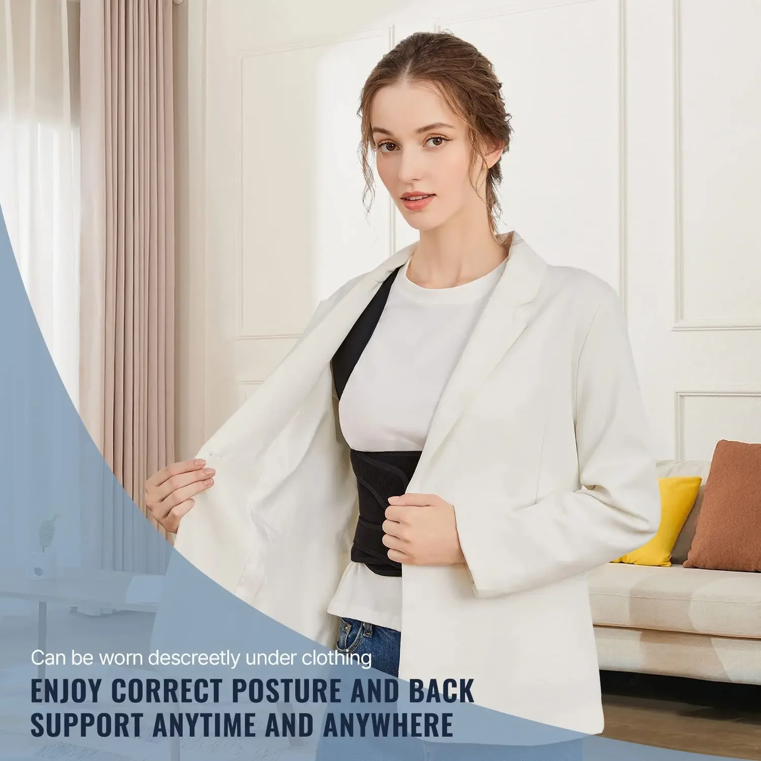 Neck hump corrector Back Shoulder Posture Corrector for Women & Men Stretcher Straightener Brace Support belt Lumbar Coluna Faja