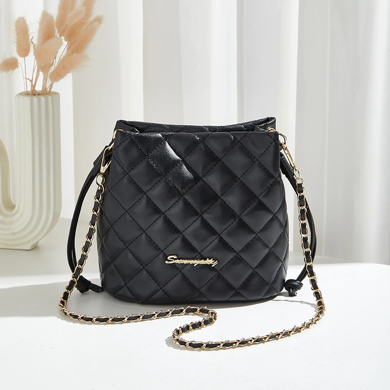 Ladies Large-Capacity Multi-Functional PU Leather Crossbody Bag Durable Commuting Single-Shoulder Handbag