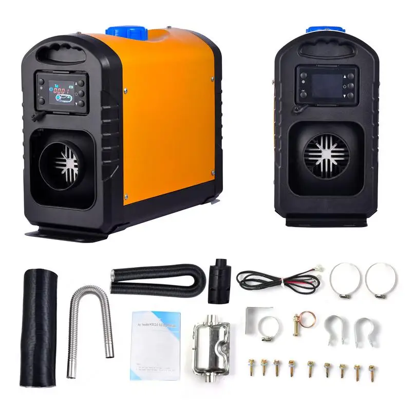 

12V 24V 2KW 8KW Auxiliary Car Heater Diesel Warm Air Blower With LCD Display Fast Heating Car Parking Heater For RV Boat Bus SUV