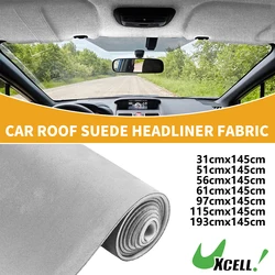 UXCELL 150G Headliner Fabric for Car Truck RV SUV Boat Automotive Interior Trim DIY Roof Repair Replacement Suede Fabric Gray