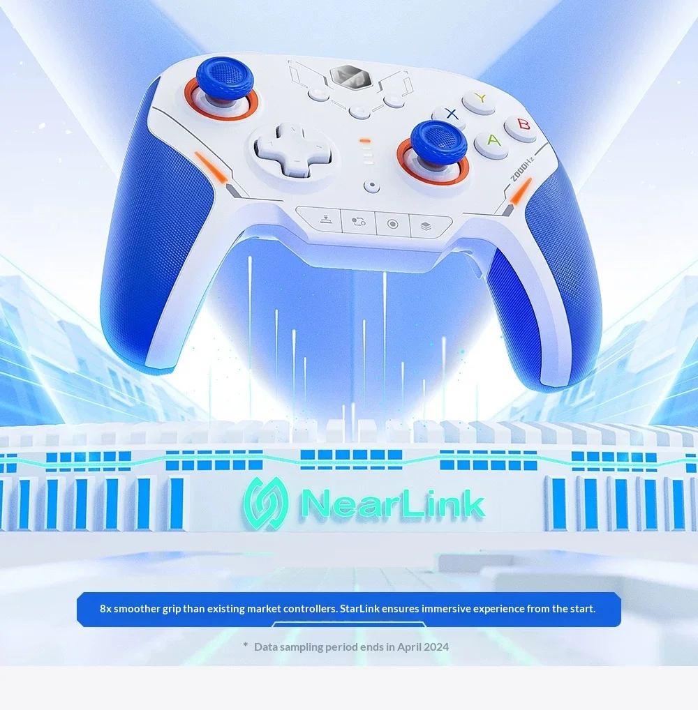 MOJHON Blitz 2 TMR Wireless Controller Game Handle 2000Hz Rate Of Return Wireless Handle Resolution Accuracy Of 2000 Rocker Gift