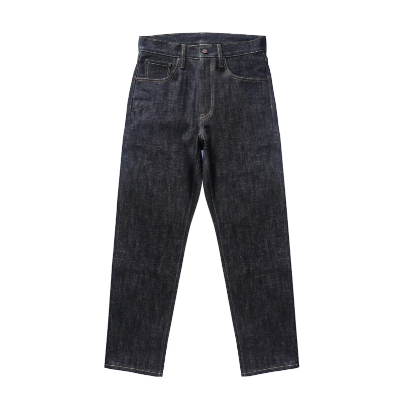Sauce Zhan 6601XX-R Men's Jeans Red Yarn Selvedge Denim Jeans for Autumn and Winter Straight Leg Slight Slim 16 Oz