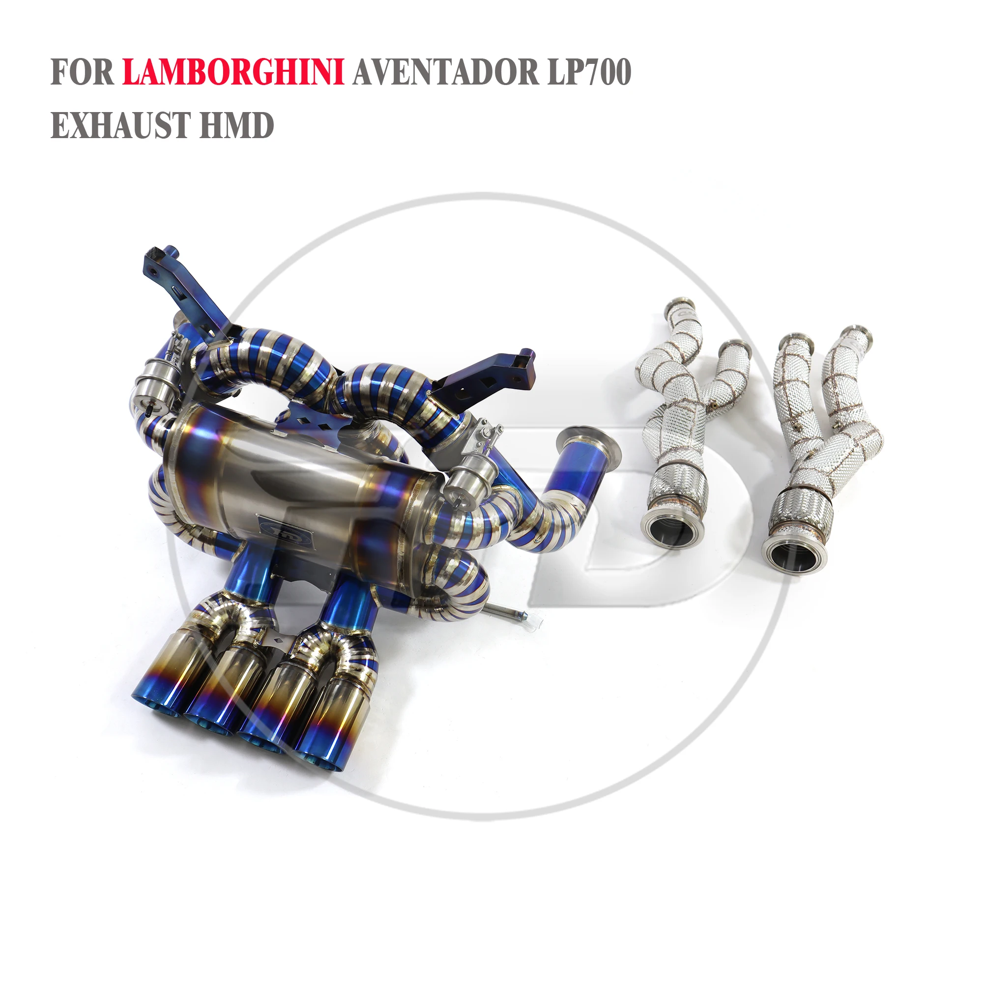 

HMD Titanium Alloy Exhaust Systems Modified Downpipe For Lamborghini LP610 LP640 LP700 EVO Auto Electronic Valve