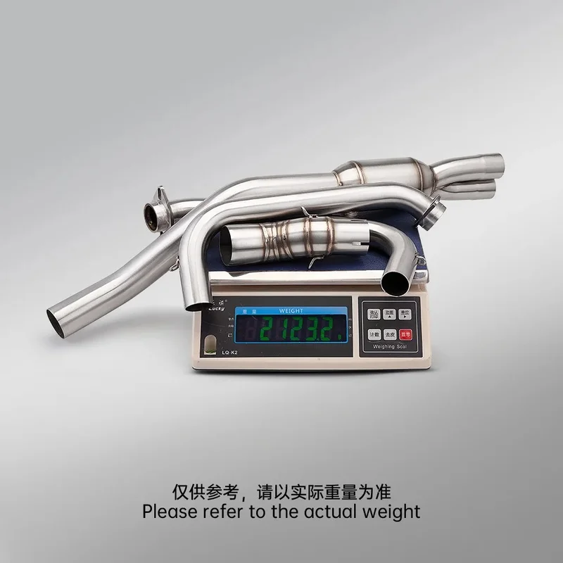 51MM Motorcycle Exhaust Front Pipe Muffler System Connector For CFMOTO 450MT 450SR 450NK 6
