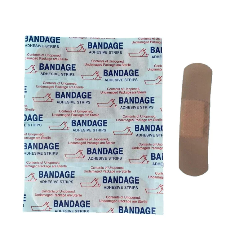 50pcs/set Multiple Shapes Wound Dressing Patch Band Aid Butterfly H Shaped Wound Adhesive Bandages Plaster Medical Strips Tape