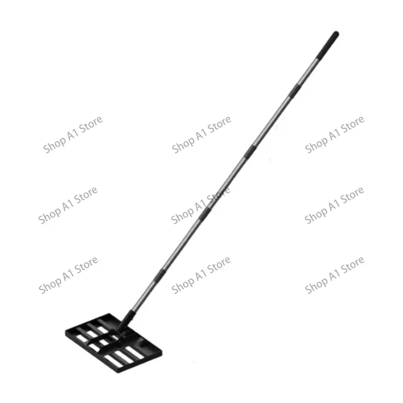 Stainless Steel Lawn Leveling Rake, Golf Field Soil Sand Leveler, Soil Breaking & Finishing Tool
