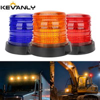 12V 24V Car Truck Roof Top Magnetic Warning Light LED Strobe Light Truck SUV Off Road Marker Lights With Cigar Head Universal