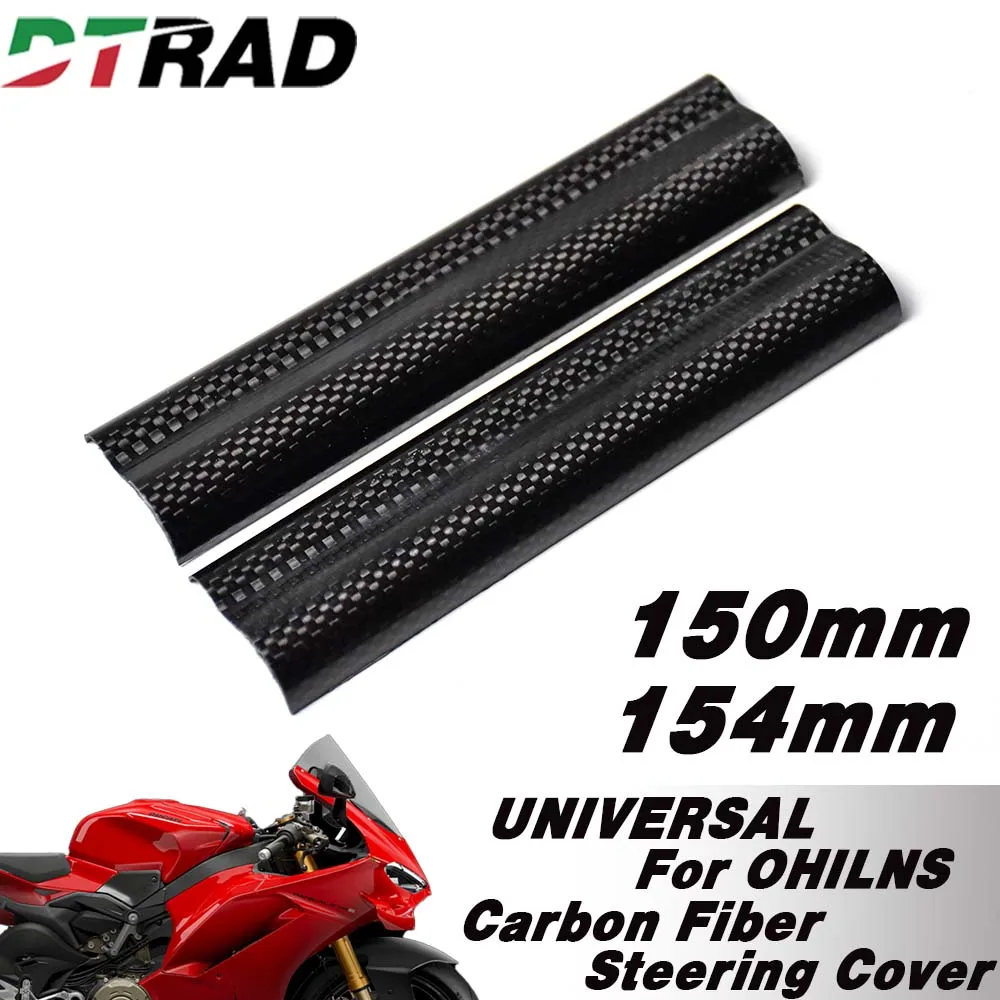 Universal Accessories For Motorcycle Ohlins Steering Damper Stabilize Dampers Adjustable Carbon Fiber Cover Mounting Kit