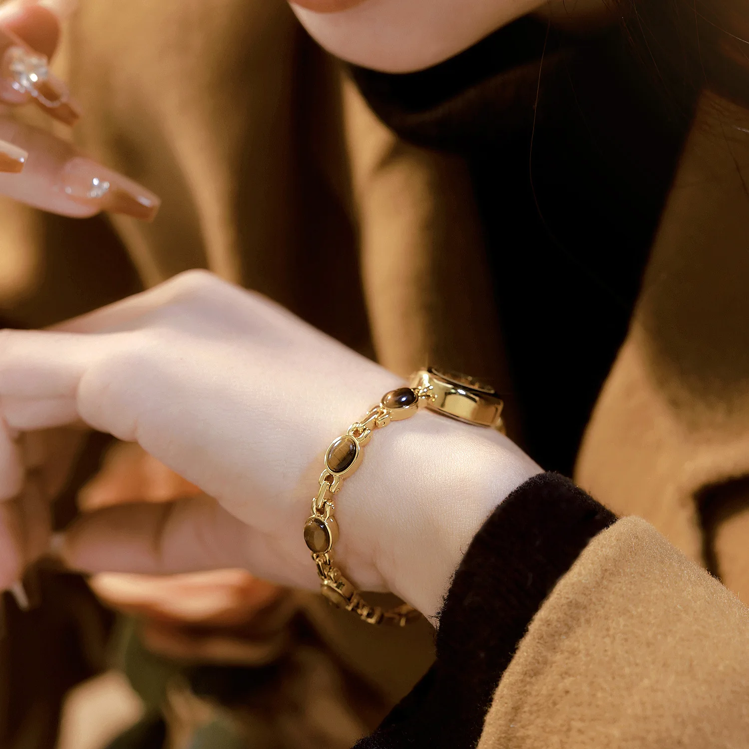 Watches For Woman Natural Jade Small Bracelet Quartz Wristwatch 2025 NEW Female Watch Vintage