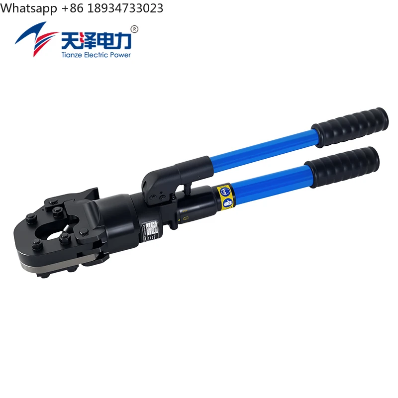 Tianze Electric Power 20 TON Portable Manual Hydraulic Steel Wire Rope Cutter Hand Strand Wire Cutting Tool 70MPa HTC-3620