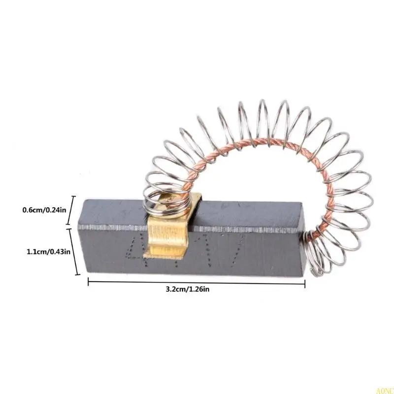 Spazzole carbonio universali a0nc motori elettrici spazzole in carbonio robot vuoto robot