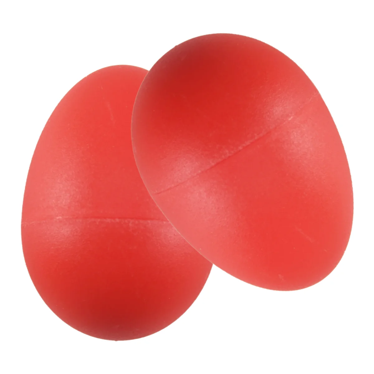 1 Pair Plastic Percussion Musical Egg Maracas Shakers red